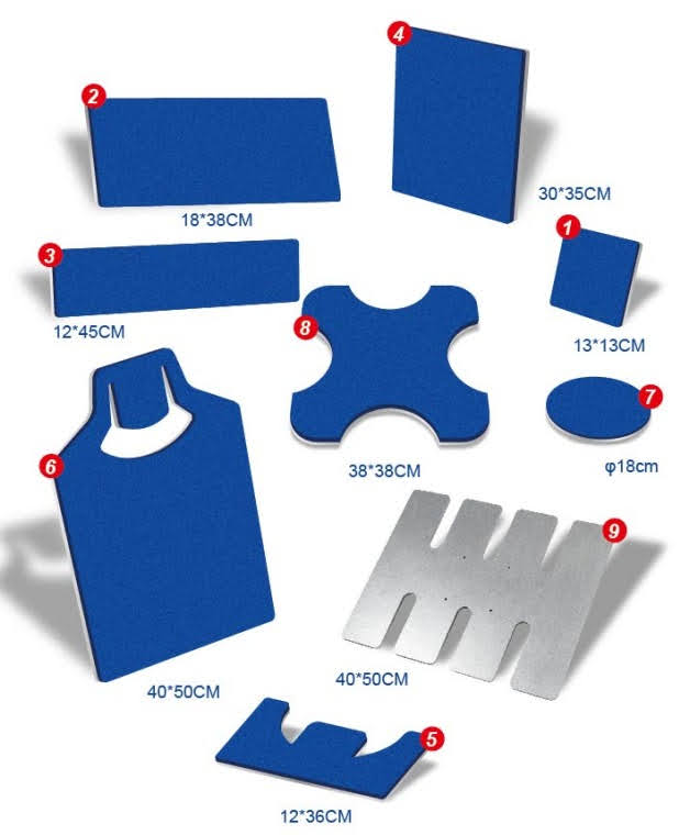 FROC Press Sleeve Platen 12 x 45 cm