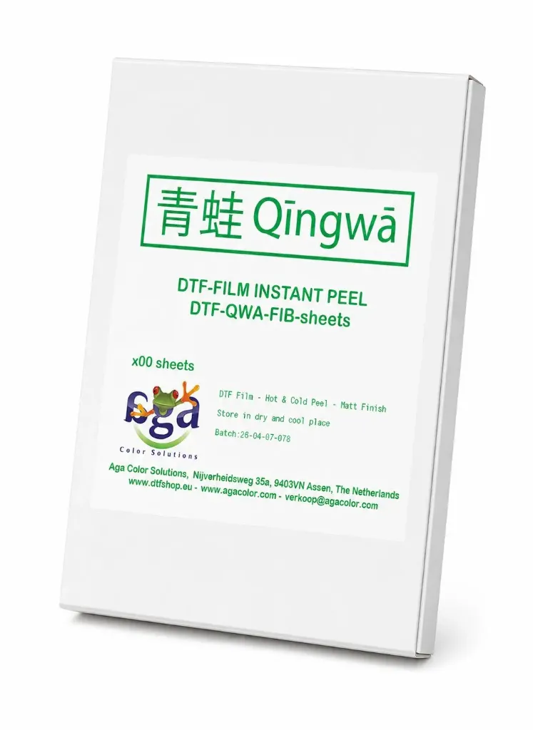 Qingwa DTF Film Instant Peel (sheets)